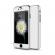 Husa pentru iphone 7 full cover 360 + folie sticla, silver