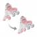 Role reglabile 2 in 1 masura 26-29, culoare roz pal