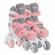Role reglabile 2 in 1 masura 26-29, culoare roz pal