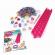 Set creativ cu 800 elastice, gherghef pentru impletit si 15 accesorii plexi flexi