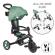Tricicleta globber explorer 4 in 1 pliabila, culoare verde pal
