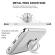 Husa apple iphone 6/6s, mystyle elegance luxury 3in1 ring silver