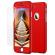 Husa carcasa telefon iphone 6/6s plus protejeaza 360° ultrasubtire + folie sticla - red