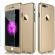 Husa fullbody mystyle ipaky gold pentru apple iphone 6 plus / apple iphone 6s plus acoperire completa 360 grade cu folie de protectie gratis