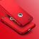 Husa ipaky glamour - full protection 360 decupata - iphone 6 / 6s (red) cu folie protectie ecran