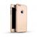 Husa ipaky iphone 6/6s full cover 360 + folie sticla, rose gold