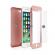Husa ipaky iphone 6/6s full cover 360 + folie sticla, rose gold