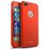 Husa ipaky iphone 7 plus full cover 360 + folie sticla securizata, rosu