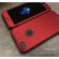 Husa ipaky iphone 7 plus full cover 360 + folie sticla securizata, rosu