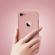 Husa ipaky originala iphone 8 plus full cover 360 + folie sticla, rose gold