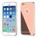Husa de protectie tpu pentru apple iphone 6/6s oglinda rose-gold