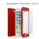 Husa ipaky dynamite originala iphone 8 full cover 360 + folie sticla, rosu