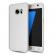 Husa protectie pentru samsung galaxy s7 edge, argintiu, fullbody fata-spate, folie de protectie gratis
