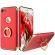 Husa telefon iphone 7 plus ofera protectie 3in1 ultrasubtire - lux red g ring