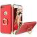 Husa telefon iphone 7 plus ofera protectie 3in1 ultrasubtire - lux red g ring