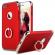 Husa telefon iphone 7 plus ofera protectie 3in1 ultrasubtire - lux red g ring