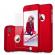Set husa carcasa telefon iphone 7 plus protejeaza 360° ultrasubtire folie sticla - red