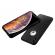 Husa 360° full protection - pentru iphone xs max - negru - (fata + spate + folie de protectie din sticla)