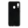 Husa pentru samsung galaxy a40, glomax perfect fit cu insertii de carbon negru