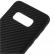 Husa pentru samsung galaxy s10, mystyle perfect fit cu insertii de carbon, negru