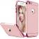 Husa telefon iphone 6 plus/6s plus ofera protectie 3in1 ultrasubtire - rose