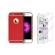 Pachet husa apple iphone 6 plus/6s plus,mystyle elegance luxury 3in1 red, folie de sticla gratis