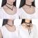 Set 10 coliere pentru gat tip choker mystyle fashion black