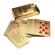 Carti de joc foita aurii ( poker ) + certificat de autenticitate