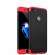 Husa apple iphone se2, fullbody 360° 3in1 negru-rosu