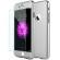 Husa full cover 360° (fata + spate + folie sticla) pentru iphone 6 / 6s, silver