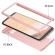 Husa full cover 360° (fata + spate) pentru samsung galaxy s8, rose gold