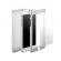 Husa fullbody mystyle silver pentru apple iphone se2, acoperire completa 360 grade cu folie de protectie gratis