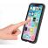 Husa magnetic glass 360° (sticla fata + spate) pentru iphone 11, negru