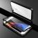 Husa magnetic glass 360° (sticla fata + spate) pentru iphone 8, negru