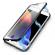 Husa magnetic glass 360° (sticla fata + spate) pentru iphone 8, negru