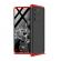 Husa pentru samsung galaxy s20 plus, fullbody 360° 3in1 negru-rosu