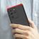 Husa pentru samsung galaxy s20 plus, fullbody 360° 3in1 negru-rosu