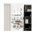 Set 30 oglinzi decorative din sticla acrilica, pentru design interior, model rotund, silver