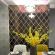 Set 32 oglinzi acrilice diamant romb sticker auto-adeziv decorativ pentru baie living si bucatarie 50 x 100 cm, mystyle®
