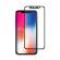Folie de protectie full-screen tempered glass compatibila iphone x / xs, negru-transparent