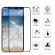 Folie de protectie full-screen tempered glass compatibila iphone x / xs, negru-transparent