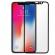Folie de protectie full-screen tempered glass compatibila iphone x / xs, negru-transparent