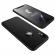 Husa full cover 360° (fata + spate + folie sticla) pentru iphone xs max din plastic ,black matte