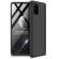 Husa full cover 360° compatibil samsung galaxy s20 ultra (fata + spate +folie de protectie din silicon) din plastic ,black matte