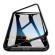 Husa magnetic case 360°, compatibila cu apple pentru iphone xs max, bgold, clear&black