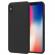 Husa matte effect compatibila cu iphone x/xs black , silicon