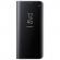 Husa samsung galaxy s9 - flip mirror tip carte, capac translucid, neagra