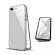 Husa compatibila cu iphone 8, cu prindere magnetica, rama din metal si spate din plastic cal. i, gri
