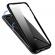 Husa de protectie 360, iphone x/xs , magnetica cu sticla tempera 9h pe spate, negru