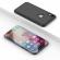 Husa iphone xs max - flip mirror tip carte, capac translucid, neagra